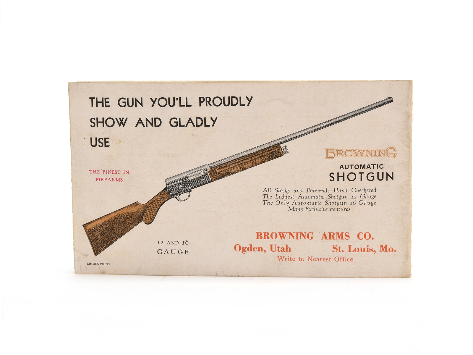 Vintage Browning Automatic Shotguns Catalog Image 4