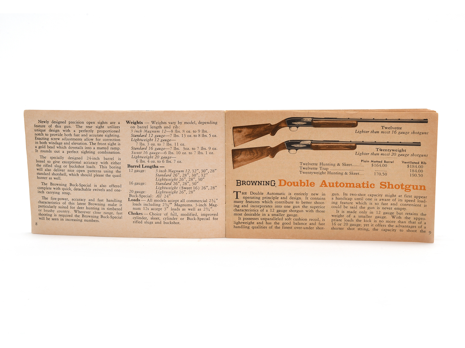 Vintage Browning Firearm & Accessory Catalog Image 3
