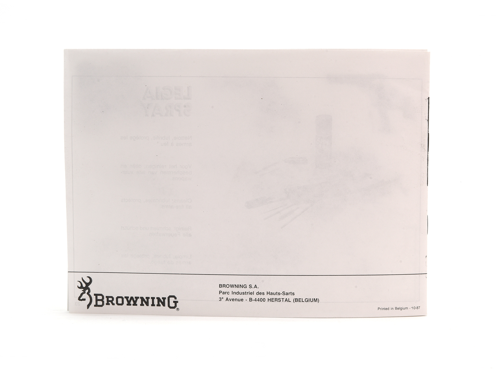 Browning GP Competition Operator's Manual Image 4