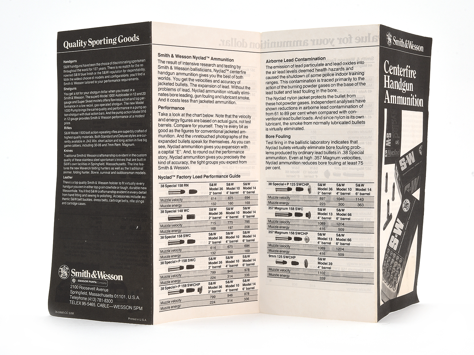 Smith & Wesson Centerfire Handgun Amunition Guide Image 3