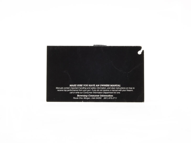 Browning BPS Stalker 3.5in 12 ga Magnum Hang Tag Image 3