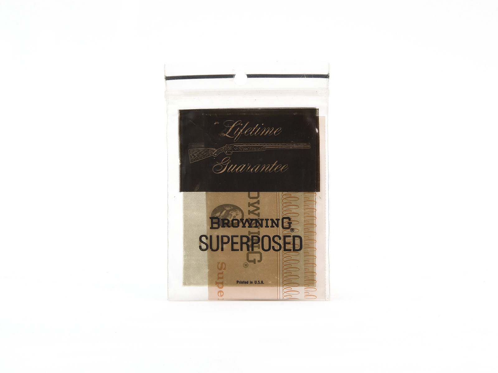 Browning Superposed Guarantee Registration Form Image 1