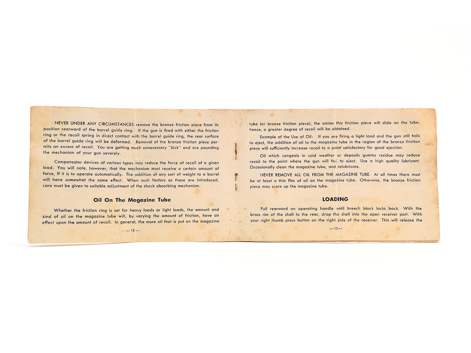 Vintage Browning Automatic Shotgun Manual Image 2