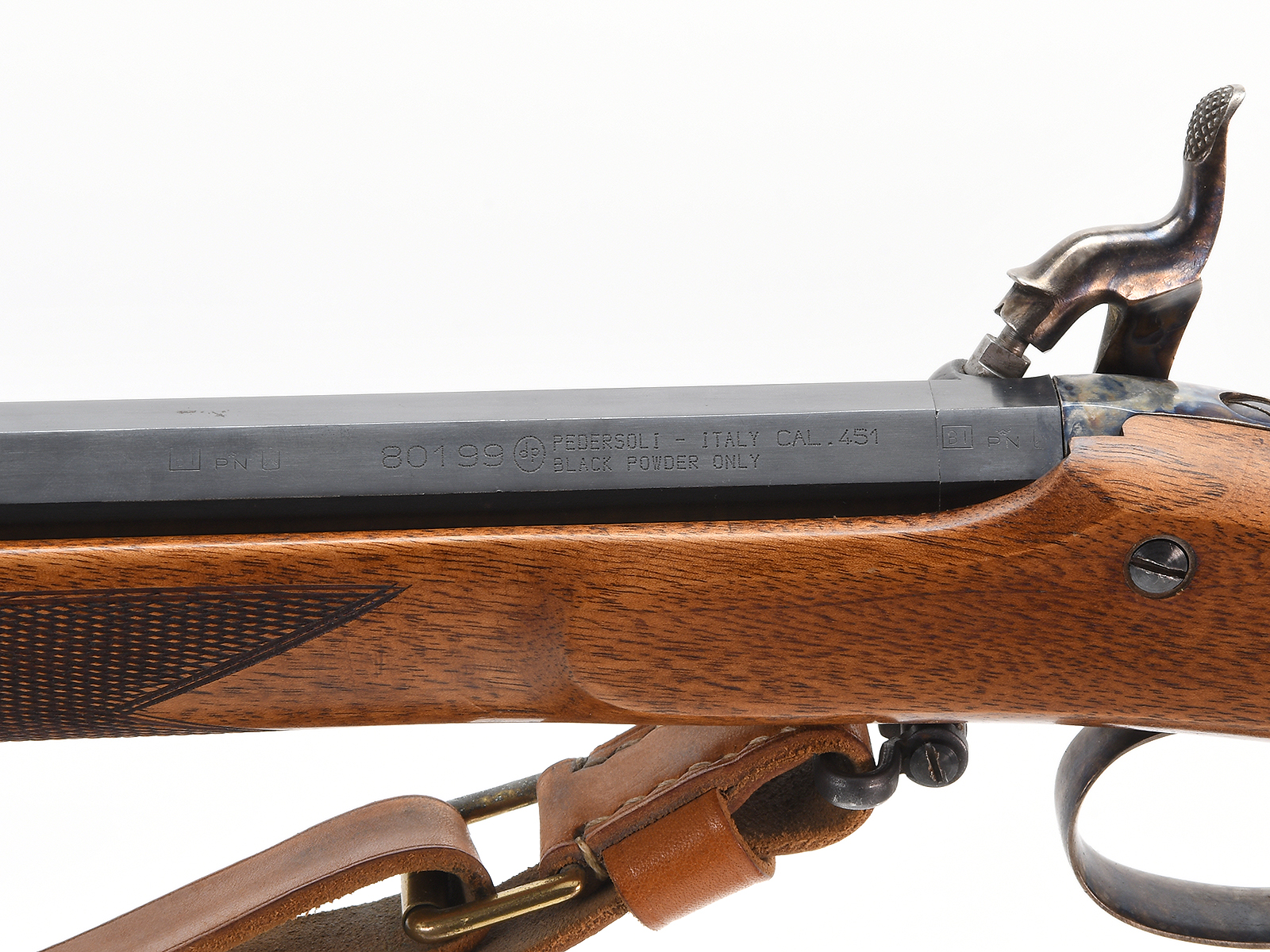 Pedersoli Mortimer .451 32in Black Powder Rifle Image 13