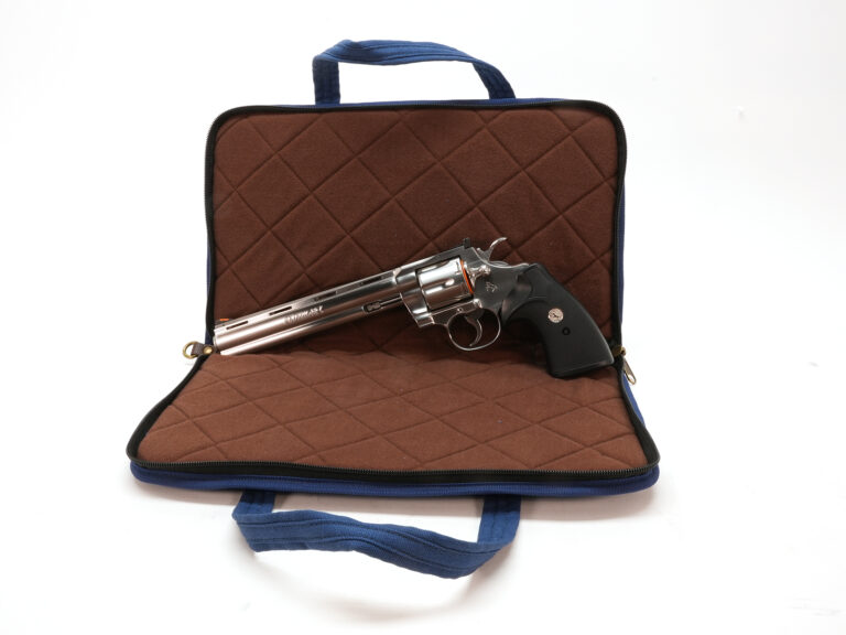 Colt Python 16" Blue Factory Soft Sided Pistol Carry Case
