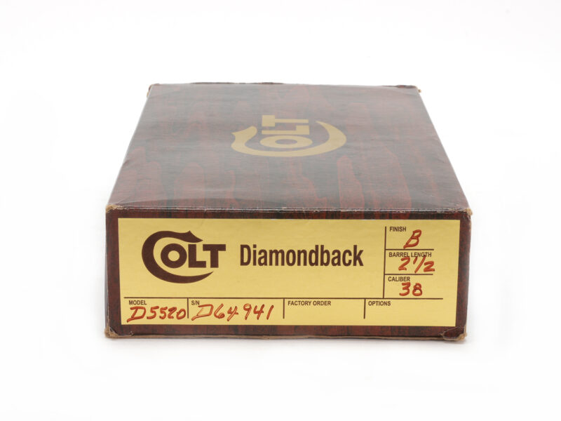 Colt Diamondback 2.5 inch 1975 box